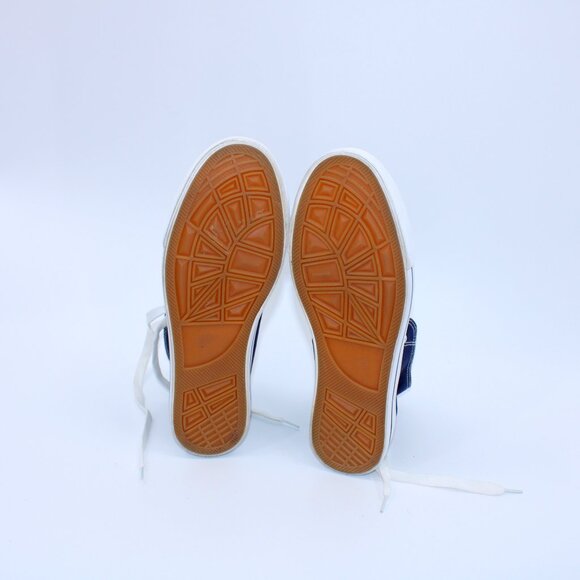 ZGR SNEAKERS ZY-K21023M Blue/White High Top Canvas Running Shoes - Picture 7 of 7